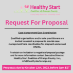 RFP: Healthy Start Case Management/Care Coordination